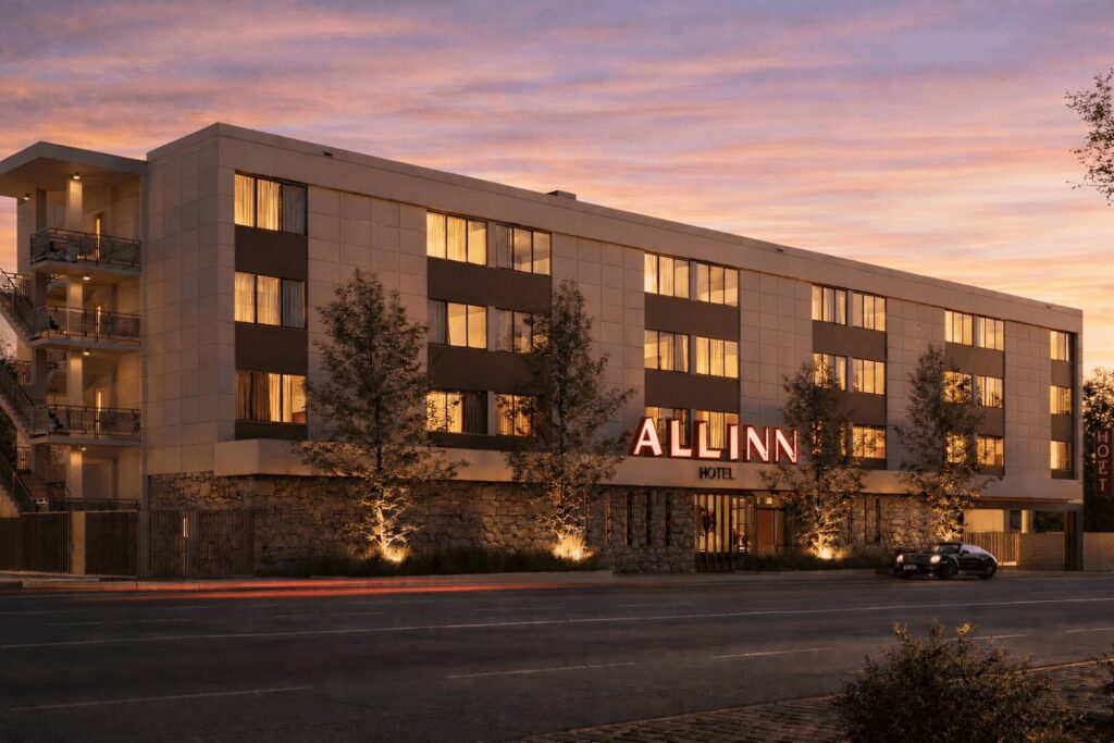 Exterior View of All Inn Hotel in Denver, Colorado